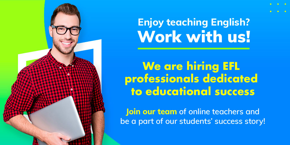 Join Open English team of online teachers
